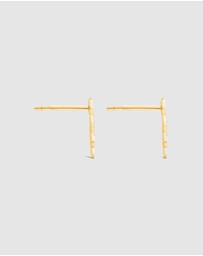 Ichu - Trio Star Studs, Gold