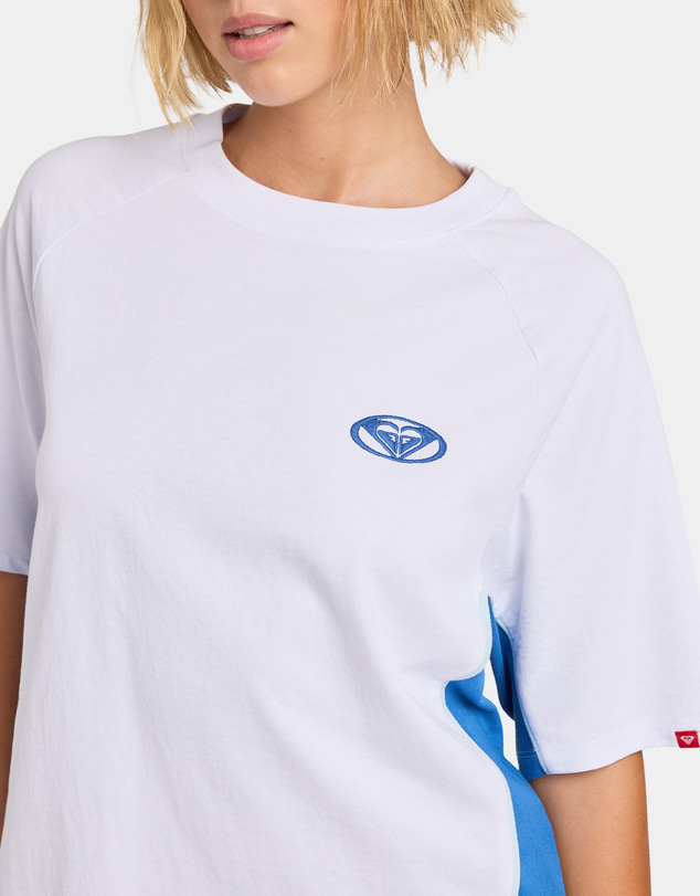 Roxy - Womens Summer Bay Panelled Oversized T-Shirt