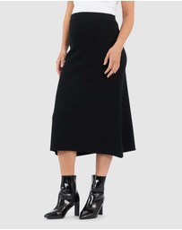Ripe Maternity - A-Line Knit Skirt