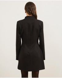 Atmos&Here - Anya Long Sleeve Button Down Mini Dress