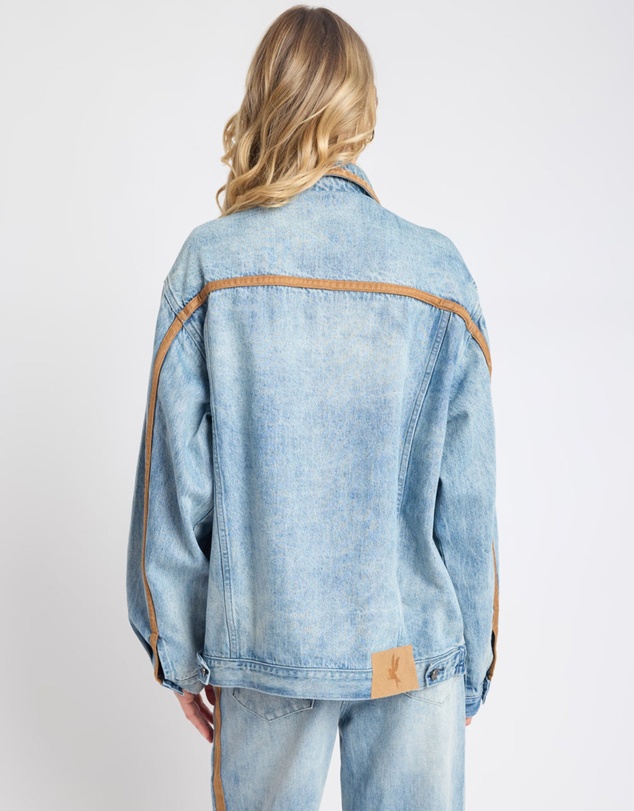 ONE TEASPOON - Rodeo Queen Boyfriend Denim Jacket - Salty Dog