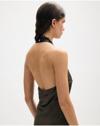 Minima Esenciales - Rume Halter Lace Midi Dress