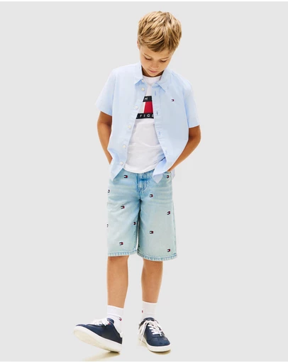 Tommy Hilfiger - SS Oxford Shirt - Kids