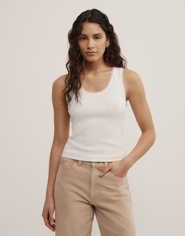 Witchery - Lace Trim Tank