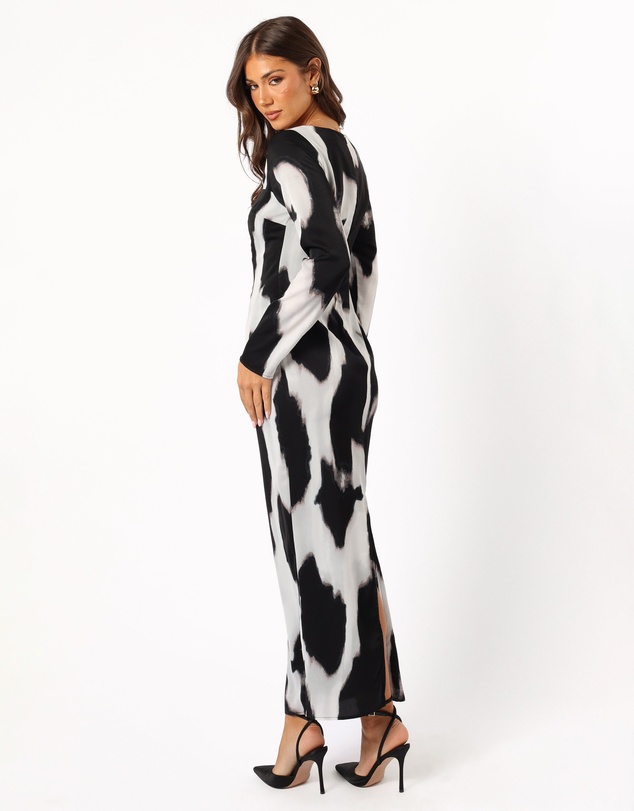 Petal & Pup - Christah Maxi Dress - Black/White