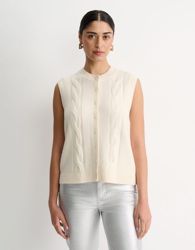 Sportscraft - Pearl Chunky Cable Vest