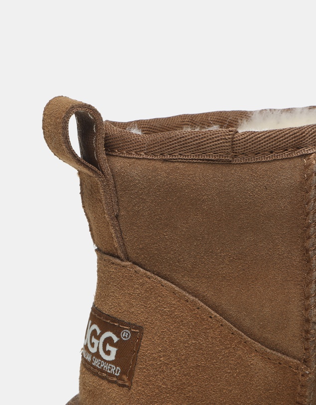 EVERAU - Australian Shepherd Ugg Noel Kids Mini Cow Suede Upper UGG Boots