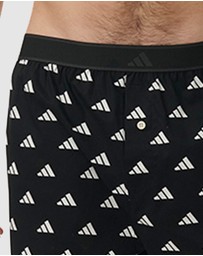 adidas Sportswear - 2 Pack Active Woven Cotton Boxer Underwear