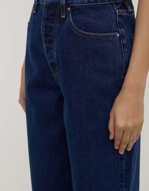 Assembly Label - High Rise Straight Jeans