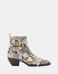 AllSaints - Jane Multi Buckle Boots - Women's