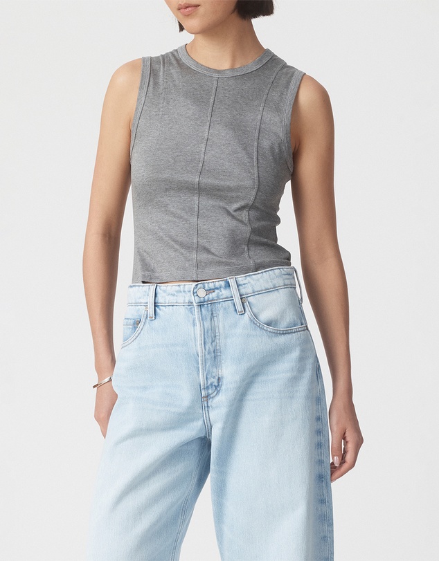 Nobody Denim - Panelled Rib Tank Top