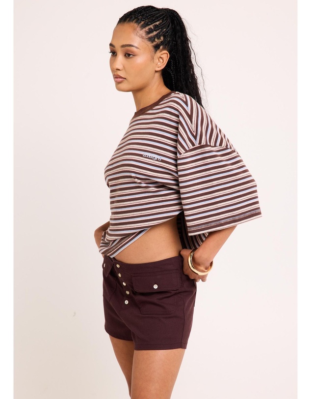 Insight - Harlem Striped Boyfriend T-Shirt
