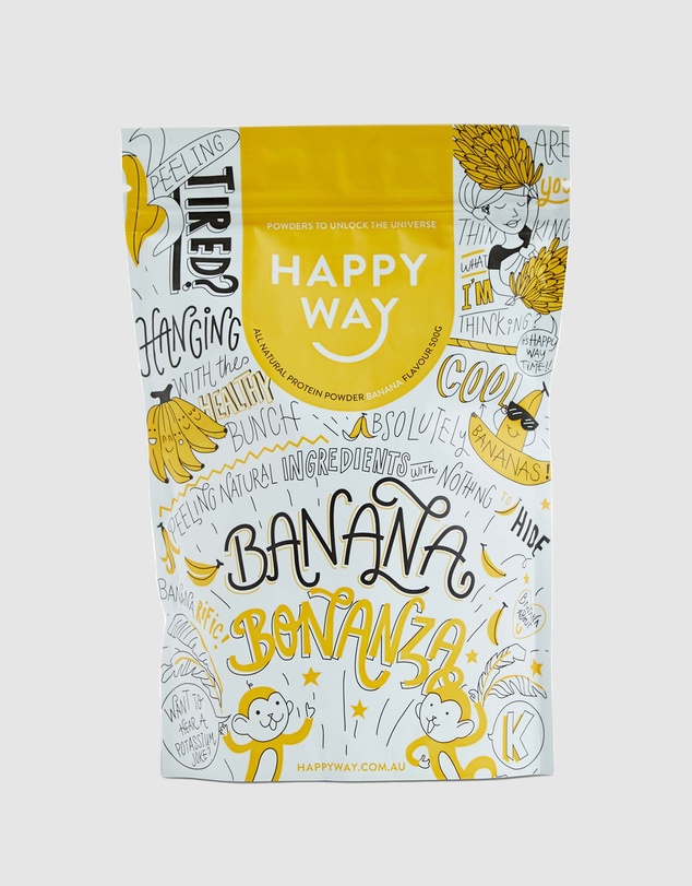 Happy Way - Banana Whey Protein Powder