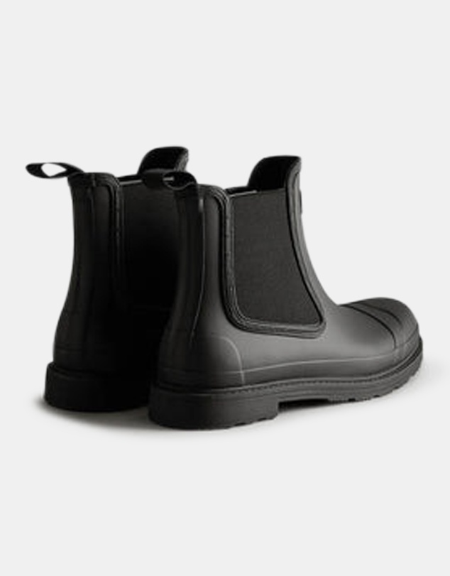 Hunter - Men's Chelsea Commando Boot Black