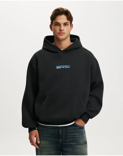Cotton On - Box Fit Graphic Hoodie