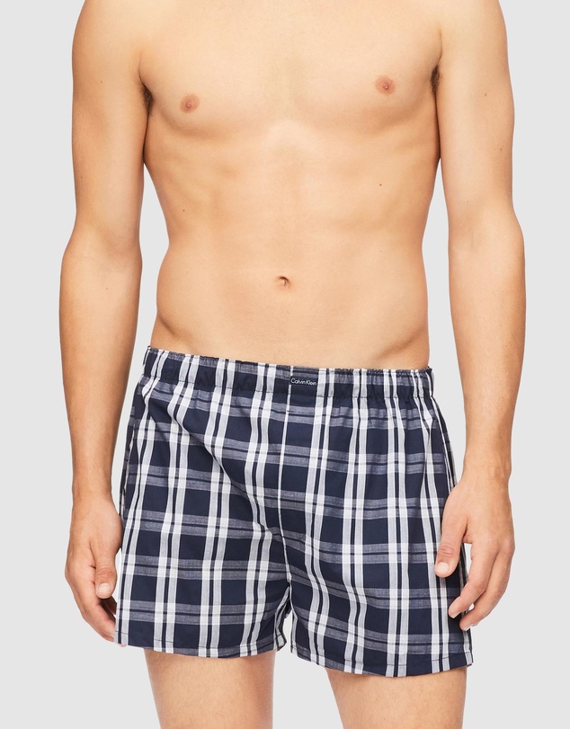 Calvin Klein - Cotton Classics 3 Pack Woven Boxers