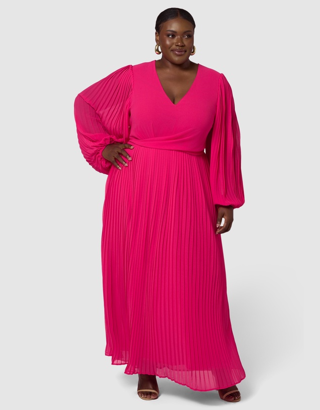 Pink Dusk by Curve Project - Seduce Maxi Dress