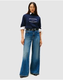 Tommy Hilfiger - Graphic Mock Neck Sweater