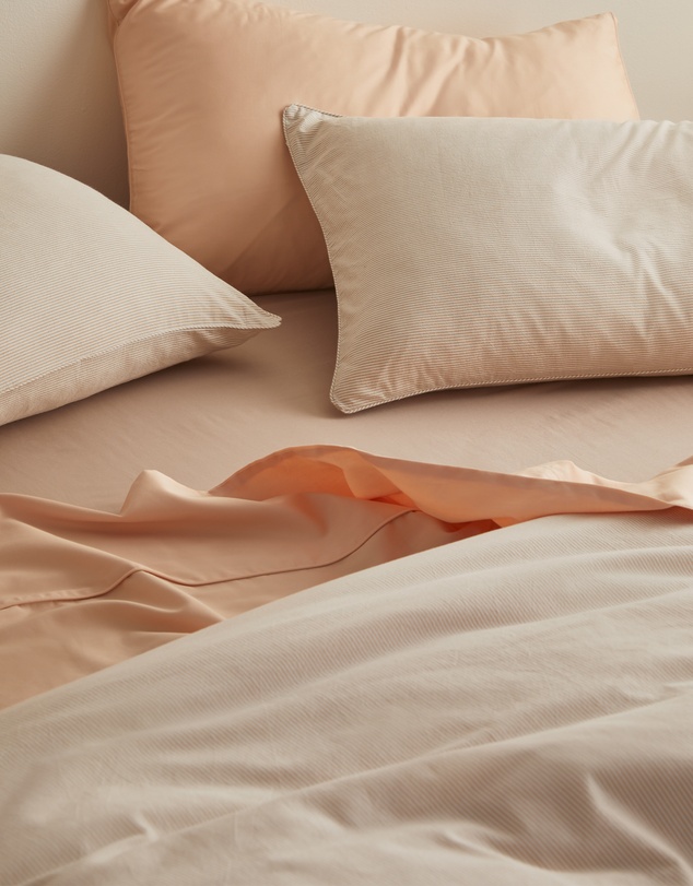 Sheet Society - Leo Washed Cotton Stripe Full Sheet Set