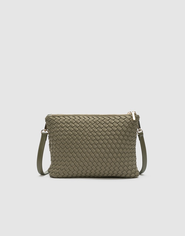 Seed Heritage - Woven Textured Multi Pocket Bag