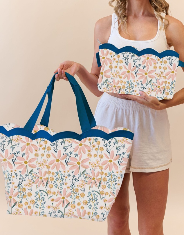 Sky Gazer - Scalloped Edge Wet Bag- Yamba