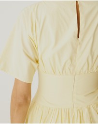 Atmos&Here - Nicky Cotton Poplin Mini Dress