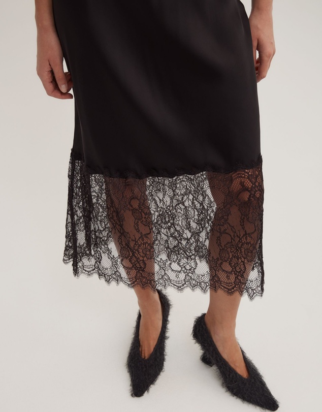 Witchery - Lace Trim Skirt