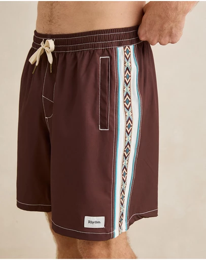 Rhythm - Panel Stripe Beach Shorts