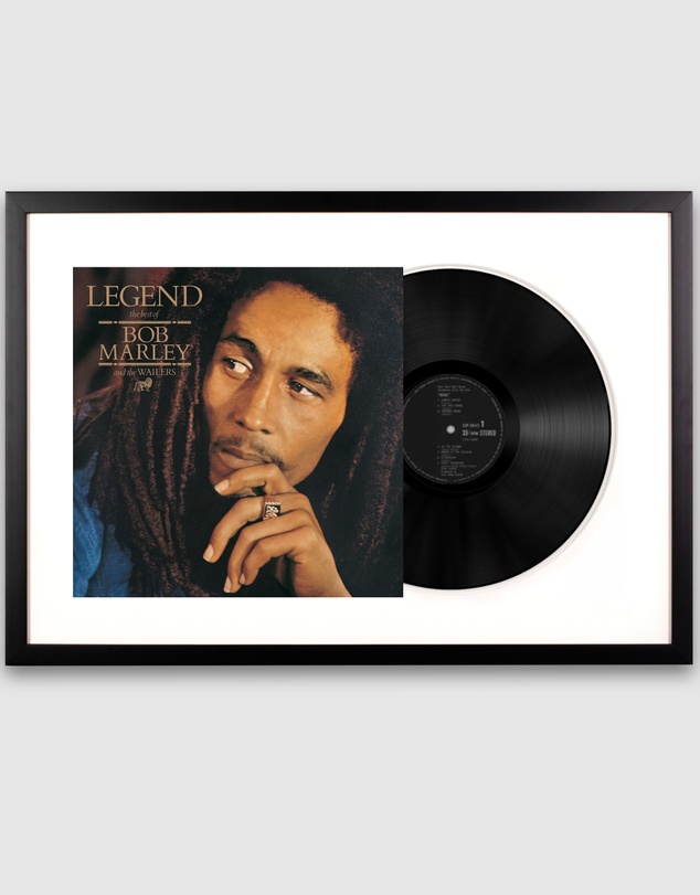 iWorld - Framed Bob Marley - Legend - Vinyl Album Art