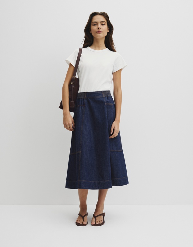 Country Road - Soft Denim Cargo Skirt