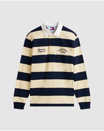 Tommy Jeans - Relaxed Stripe Graphic Rugby Polo