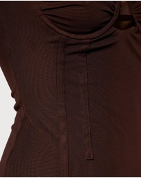 Lover - Clara Bustier Midi Dress