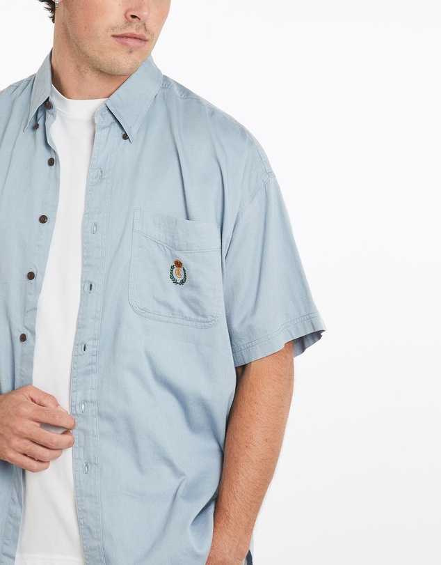 Vintage by The Real Deal - Pre Loved - Vintage 90s Chaps Ralph Lauren Short Sleeve Button Up Shirt