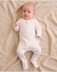 Purebaby - 2 Pack Zip Growsuit -Babies