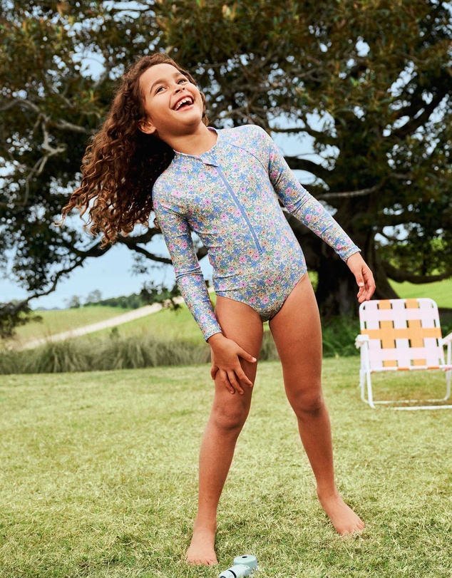 Cotton On Kids - Long Sleeve One Piece Swimsuit