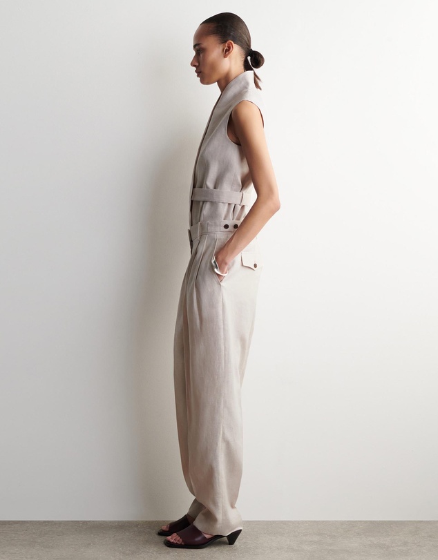COS - Tailored Linen Tulip Trousers