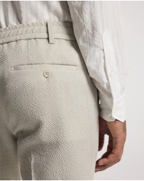 Calibre - Slim Textured Wool Pants Neutral