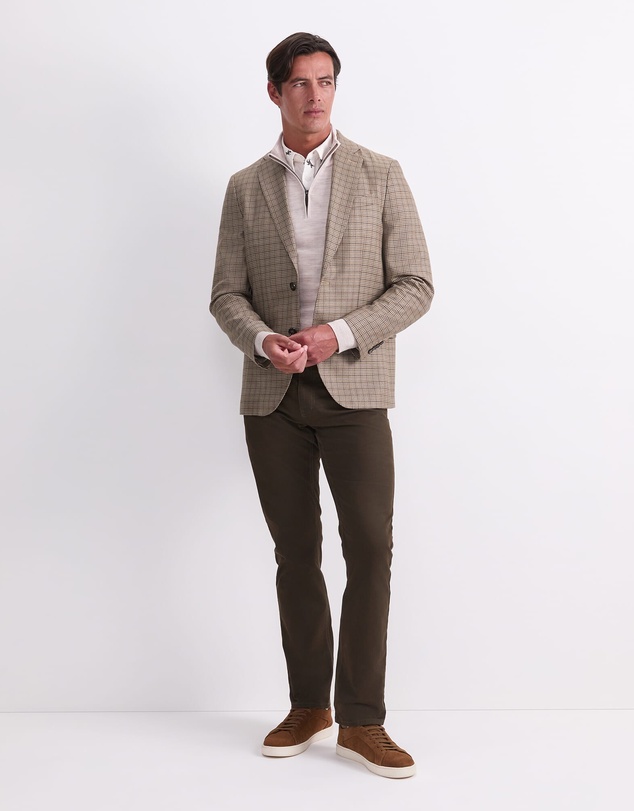Sportscraft - Check Single Breasted Blazer