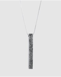 Kuzzoi - ICONIC EXCLUSIVE - Necklace Venetian Basic Oxidized in 925 Sterling Silver