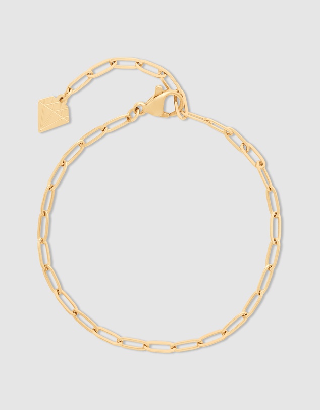 Wanderlust + Co - Petite Harper Gold Essential Chain Bracelet