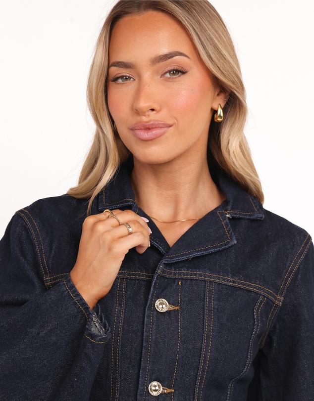 Petal & Pup - Luchia Denim Jacket - Dark Indigo