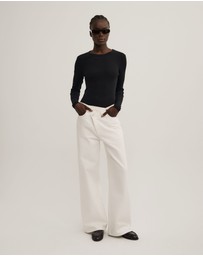 Witchery - Crew Rib Long Sleeve Top