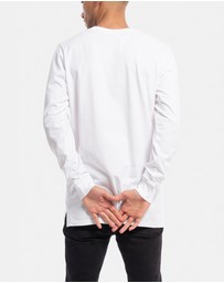 Stock & Co. - Stock & Co Anchor Embroidery Long Sleeve Tee
