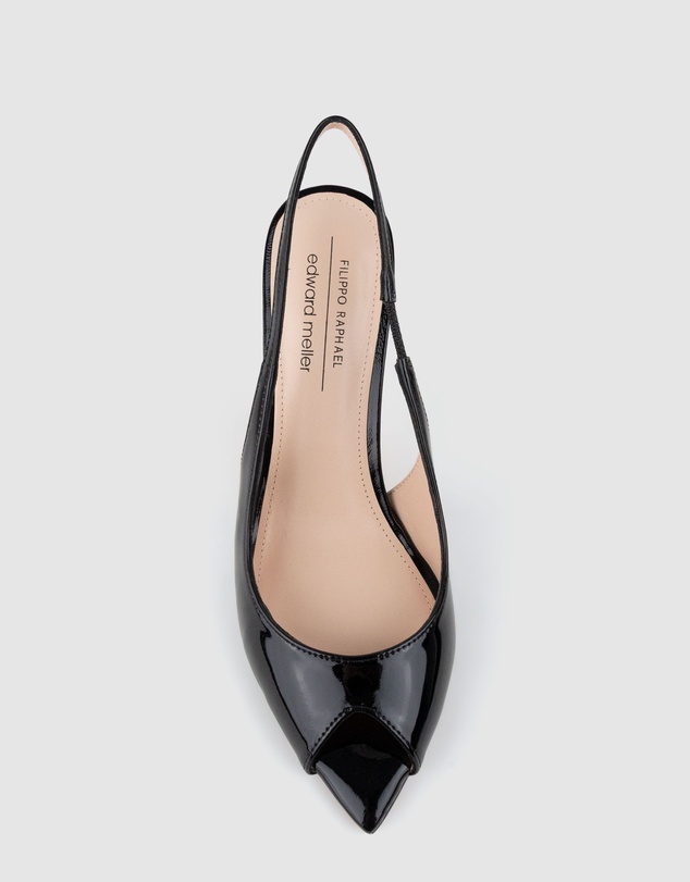 Edward Meller - ORTEGA85 Pointed Peep Toe Slingback