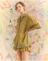 KINGA CSILLA - Hulia Check Token Shirt