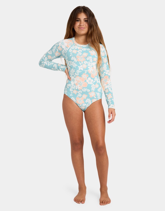 Billabong - Girls 6 to 16 Hibiscus Haze Long Seeve Rashguard