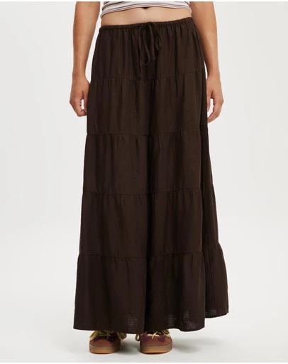 Cotton On - Haven Multi Tiered Maxi Skirt