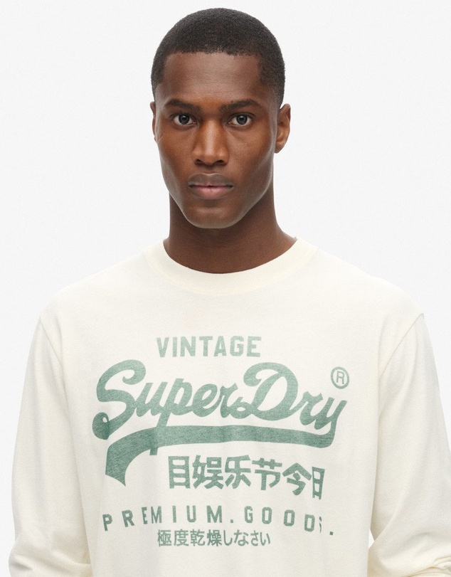 Superdry - Classic Vintage Logo Graphic Long Sleeve Top