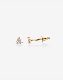 Michael Hill - Trio Stud Earrings with .08 Carat TW Diamonds in 10kt Yellow Gold