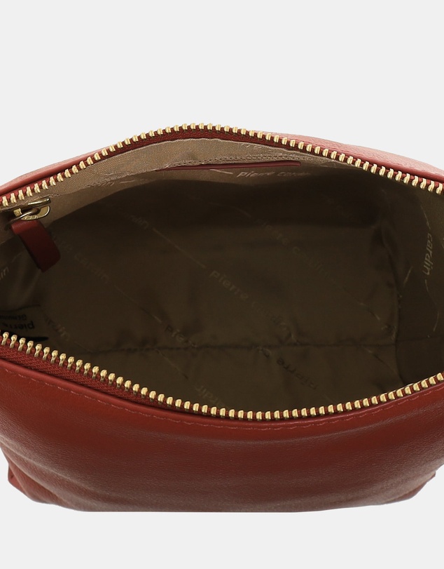 Pierre Cardin - Pierre Cardin Genuine Leather Bucket Crossbody Bag